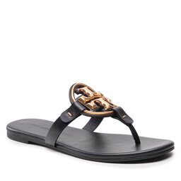 Tory Burch Джапанки Tory Burch Metal Miller 136593 Perfect Black 006