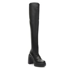 KARL LAGERFELD Kozačky KARL LAGERFELD KL33770 Black PU Mono