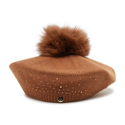 

берет Liu Jo Basco Con Ponpone 3F1015 M0300 Deer X0282, Коричневий