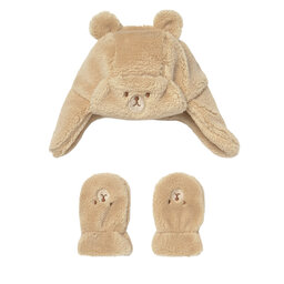 Mayoral Σετ σκούφος και γάντια Mayoral 10023 Μπεζ