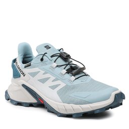 Salomon Schuhe Salomon Supercross 4 Gtx GORE-TEX L47120100 Blue/Lunar