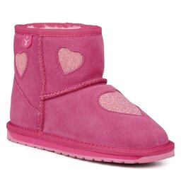 EMU Australia Kozačky EMU Australia Barton Heart Deep K12958 Deep Pink
