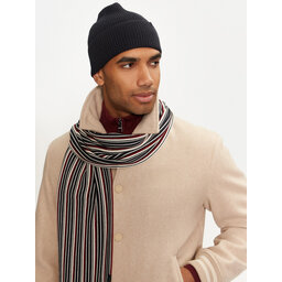 Tommy Hilfiger Set Fular și Căciulă Tommy Hilfiger Th Corp Love AM0AM12939 Bleumarin
