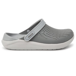 

Шльопанці Crocs Literide Clog 204592 Smoke/Pearl White, Сірий