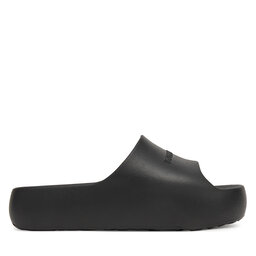 Tommy Jeans Pantoletten Tommy Jeans Tjw Chunky Pool Slide Ess EN0EN02879 Schwarz