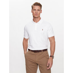 Polo Ralph Lauren Polo Ralph Lauren Polo marškinėliai 710713130003 Balta Custom Slim Fit