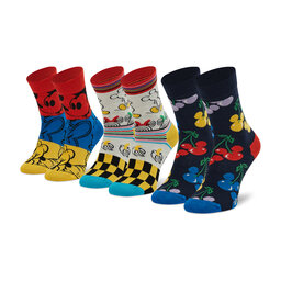 Happy Socks Vaikiškų ilgų kojinių komplektas (3 poros) Happy Socks XKDNY08-0200 Spalvota