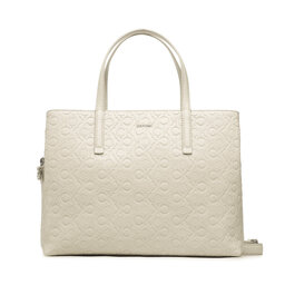 Calvin Klein Torbica Calvin Klein Ck Must Tote Md Emb Mono K60K610928 PEA