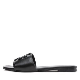 

Шльопанці Tory Burch Double Stack Logo Slide 149466 Perfect Black 006, Чорний