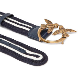 

Жіночий ремінь Pinko Love Navy Belt H4 PE 22 PLT01 1H211W Y86X Blu/Ecru-A GC1Q, Cиній