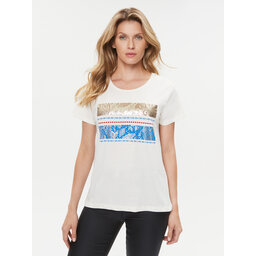 Cream Cream T-Shirt Tuna 10610058 Weiß Relaxed Fit