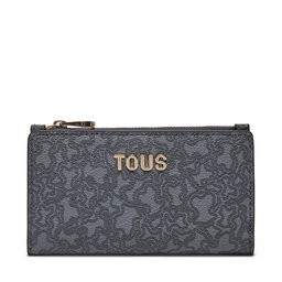 TOUS Голям дамски портфейл TOUS Kaos Mini Lines 2002183547 Сив