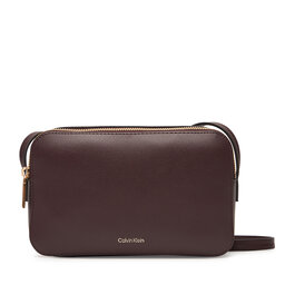 Calvin Klein Borsetta Calvin Klein Foil Logo Elongated Camera Bag LV04F3276G Bordeaux
