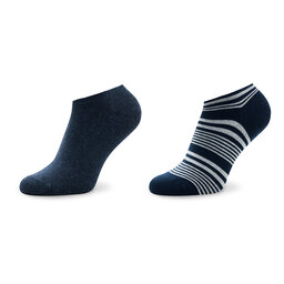 Tommy Hilfiger Комплект 2 чифта къси чорапи мъжки Tommy Hilfiger 701222637 Navy 002