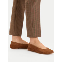 Weekend Max Mara Балетки Weekend Max Mara Todisuede 2525526074600 Коричневий
