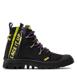 

Черевики туристичні Palladium Pampa Lite Lace It 78353-099-M Black/Wild Lime, Чорний