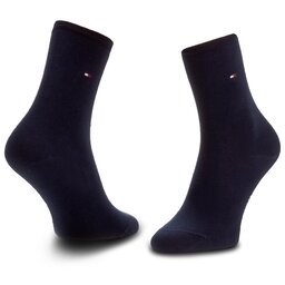 Tommy Hilfiger 2er-Set hohe Damensocken Tommy Hilfiger 371221 Dunkelblau