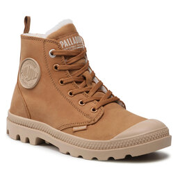 Palladium Schnürstiefeletten Palladium Pampa Hi Zip Wl 95982-252-M Dear Brown