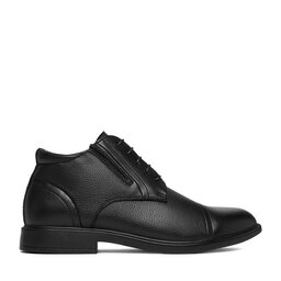 Lanetti Schnürschuhe Lanetti CEO-B33735-1 Schwarz