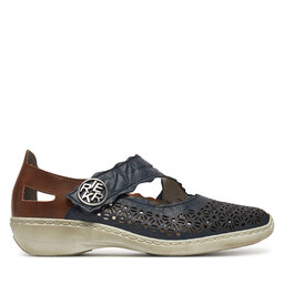 Rieker Pantofi Rieker 413G4-14 Bleumarin