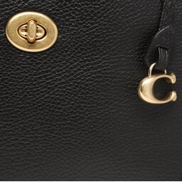 

Сумка Coach Pol Peb Ltr Chaise 1 CC390 B4/Black, Чорний