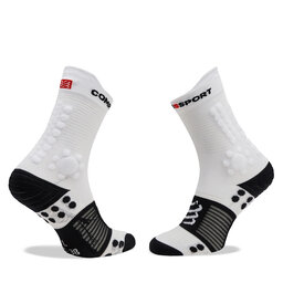 

Високі шкарпетки unisex Compressport Pro Racing V4.0 Trail XU00048B White/Black, Білий