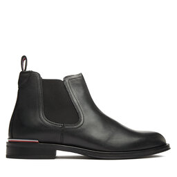 Tommy Hilfiger Ghete Jodhpur Tommy Hilfiger Core Rwb Hilfiger Lth Chelsea FM0FM04806 Negru