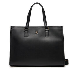 Tommy Hilfiger Bolso Tommy Hilfiger Th Monotype Tote AW0AW15978 Negro