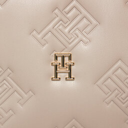 

Сумка Tommy Hilfiger Th Refined Tote Mono AW0AW15726 Smooth Taupe PKB, Бежевий