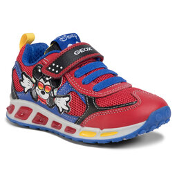 Geox Сникърси Geox J Shuttle B. A J0294A 01454 C7213 S Red/Royal