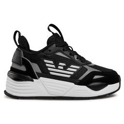 

Снікерcи EA7 Emporio Armani XSX012 XOT31 B168 Black/Silver, Чорний