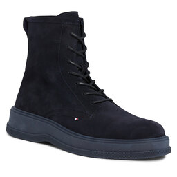 Tommy Hilfiger Зимни обувки Tommy Hilfiger Th Everyday Core Suede Boot FM0FM04660 Desert Sky DW5