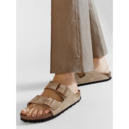 Birkenstock Pantoletten Birkenstock Arizona Bs 0951303 Khakifarben