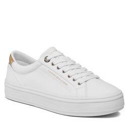 Tommy Hilfiger Zapatillas Tommy Hilfiger Essential Vulc Canvas Sneaker FW0FW07682 White YBS