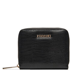 Puccini Малък дамски портфейл Puccini BLP838B Черен