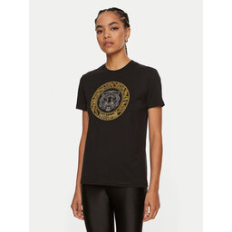 Just Cavalli Just Cavalli Majica 77PAHE24 Črna Slim Fit