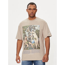 Redefined Rebel Redefined Rebel Marškinėliai Pedro 221166 Smėlio Regular Fit
