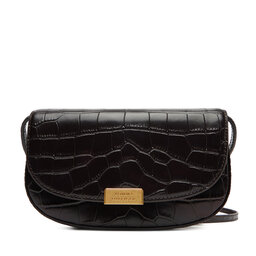 Tommy Hilfiger Ročna torba Tommy Hilfiger Party Le Mini Crossover Croc AW0AW18203 Rjava