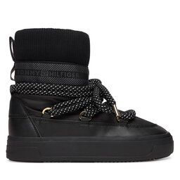 Tommy Hilfiger Schneeschuhe Tommy Hilfiger Snow Boot Water Repellent FW0FW09260 Schwarz