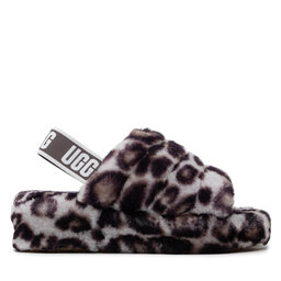 

Тапочки Ugg W Fluff Yeah Slide Panthr Print 1120903 Sygr, Коричневий