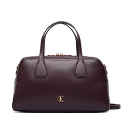 Calvin Klein Handtasche Calvin Klein Ck Medium Bowling Bag LV04F3610G Dunkelrot