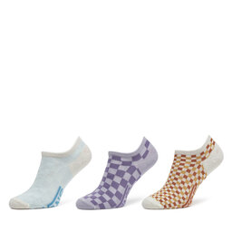 Vans Комплект 3 чифта къси чорапи унисекс Vans VN000ND16PH1 Цветен