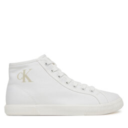 Calvin Klein Jeans Sneakers Calvin Klein Jeans Ess Vulc Mid Cv Mg Wn YW0YW01761 Bianco