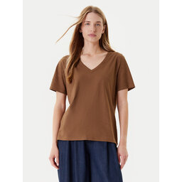 United Colors Of Benetton United Colors Of Benetton Majica 3BVXD400H Rjava Relaxed Fit
