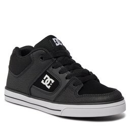 DC Sneakersy DC Pure Mid ADBS300377 Black/White BKW