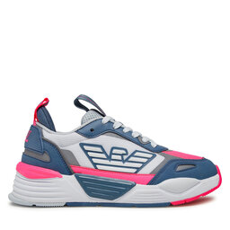 

Снікерcи EA7 Emporio Armani X8X070 XK165 Q605 Chblue/Plair/Pnkf/Wh, Голубий