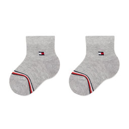 

Набір 2 пар високих дитячих шкарпеток Tommy Hilfiger 701220516 Mid Grey Melange 003, Сірий