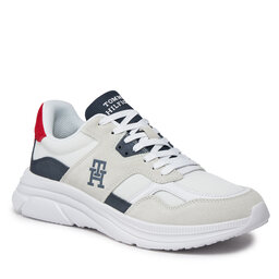 Tommy Hilfiger Сникърси Tommy Hilfiger Modern Runner Lth Mix FM0FM04878 White YBS