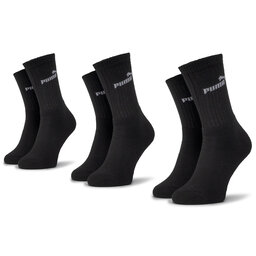 Puma Set di 3 paia di calzini lunghi da donna Puma 90712901 r. 35/38 Nero