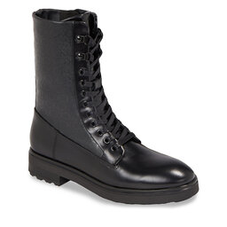 Calvin Klein Scarponcini Calvin Klein Cleat Combat Boot - Epi Mono Mix HW0HW01713 Ck Black BEH